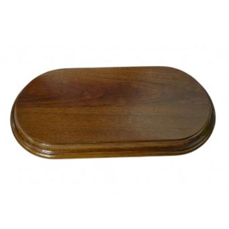 Peana oval, 22 x 11 cm.