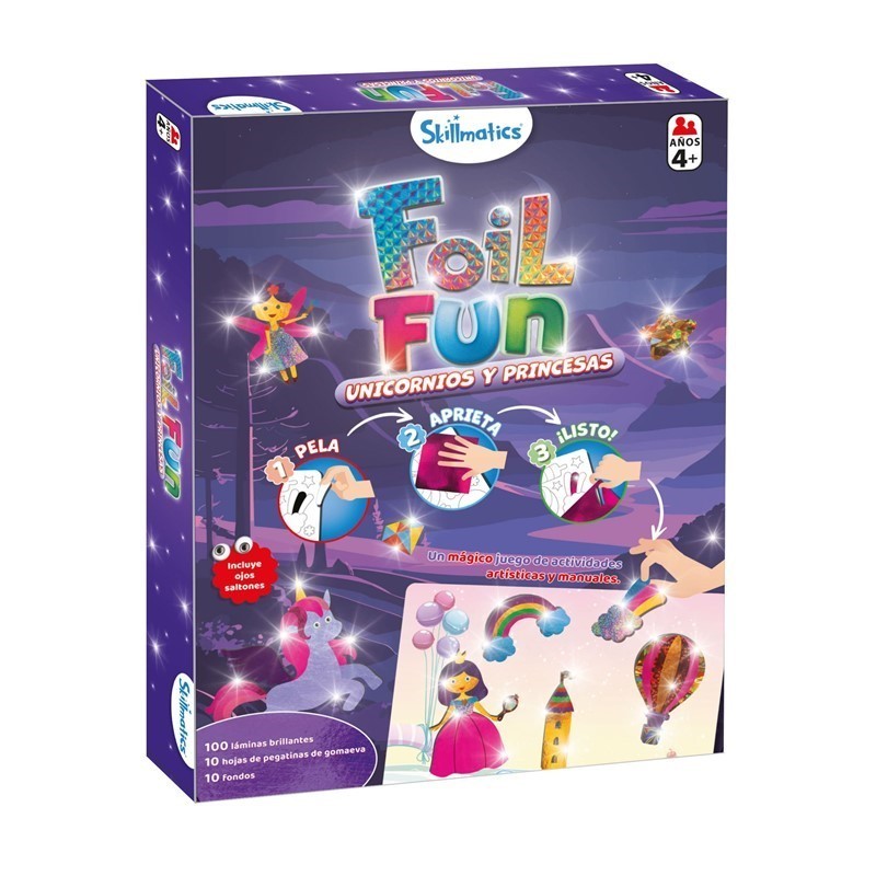 Foil Fun. Unicornios y princesas.