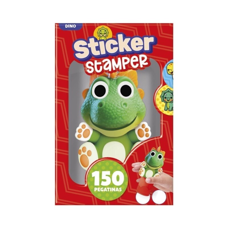 Set Sticker stamper- Dino.