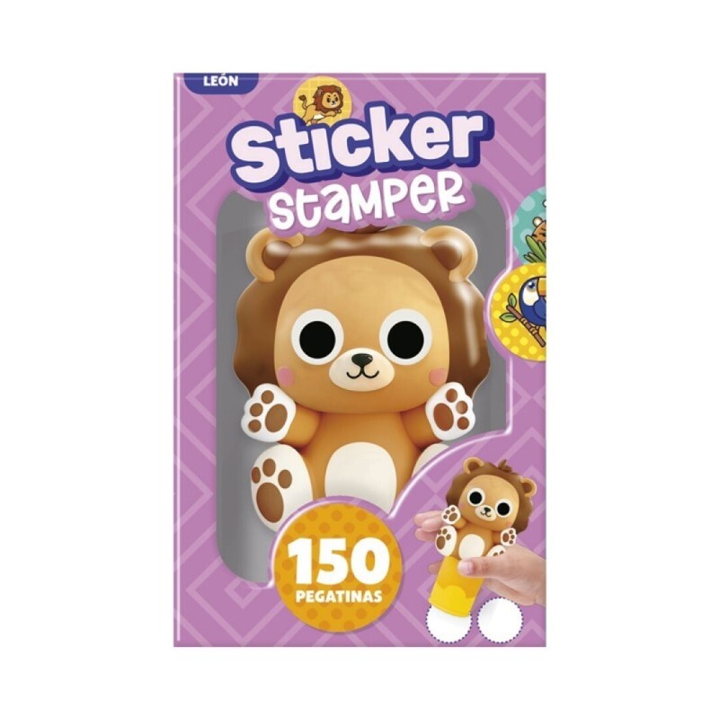 Set Sticker stamper- León.