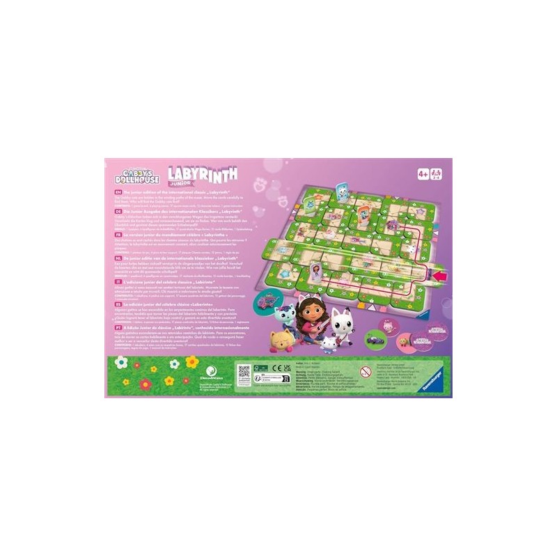 RAVENSBURGER 22648 Laberinto. La casa de muñecas de Gabby, Juegos de ...
