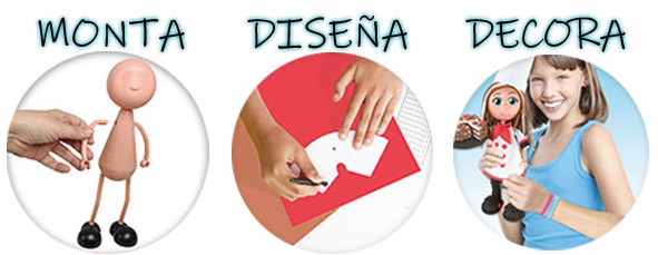 Monta, diseña y decora tu Fofucha